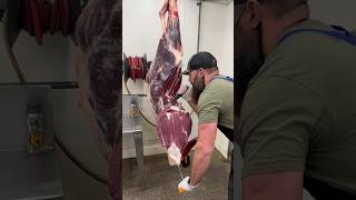 Bison Round Tip and Tri-Tip🔪🥩 #shorts #bison #tritip #roundtip
