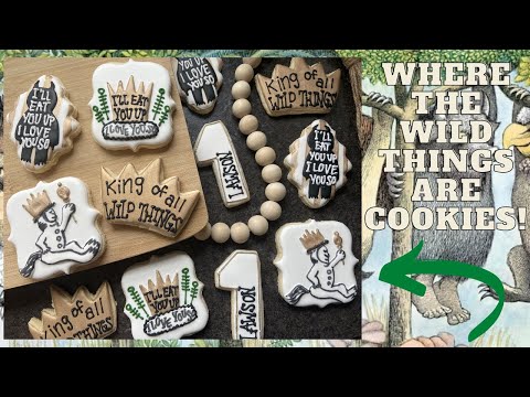 Where The Wild Things Are | Cookie Decorating Tutorial!