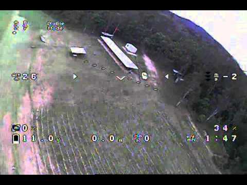 Vengeance 280 first FPV Flight w/DVR from Dom V2 goggles - TomC