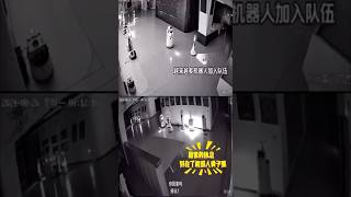 Tiny Robot’Kidnaps’12 Big Bots in Shanghai!#robot #news #trending #explore #ai #funny #shorts #fans