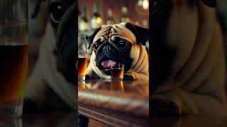 This Pug Understands Heartbreak Too Well 😢🐶 #breakupvibes #pug #cutedog  #pets #dog #shorts #breakup