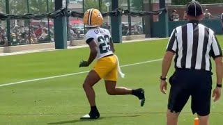 The Green Bay Packers NASTY Day 1 Training Camp Highlights: Matthew Golden LIGHTS UP Camp in Drills