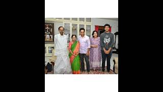 పుట్టినరోజు సందర్భంగా కేటీఆర్ ను దీవించిన కేసీఆర్ #kcr #ktr #harishrao #telangana #revanthreddy