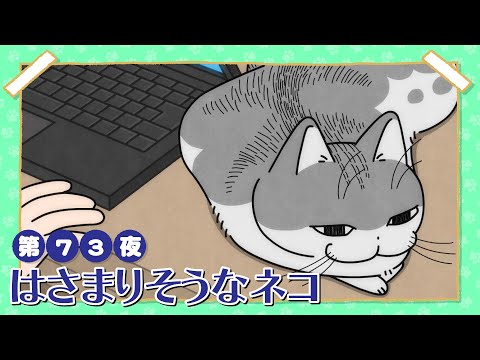 アニメ『夜は猫といっしょ』第73夜「はさまりそうなネコ」