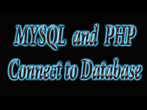 mysql php connect to database