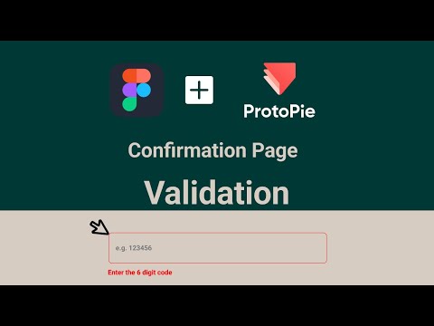 Confirmation Page Prototype with @ProtoPie  @Figma