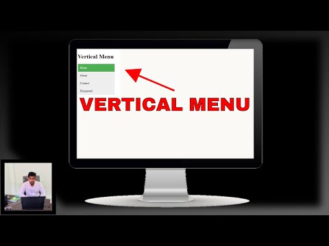 vertical menu war - menu vertical  - video preview webdev.