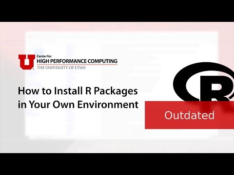 How to Install R Packages in Your Own Environment (Outdated)