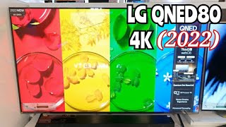 LG QNED80 65 inch 4K Smart QNED TV (2022)
