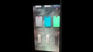 Isaia Interacrive Mirror. UI depth 1