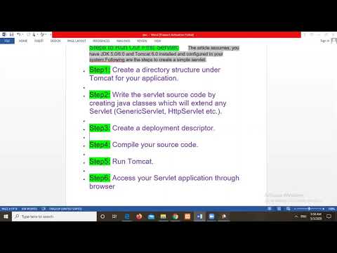 Deploying and Running Servlets on Tomcat Step by Step