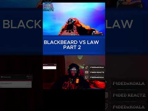 BLACKBEARD VS LAW PART 2🔥FULL REACTION ON MY CHANNEL #onepiece #animereaction #animereaction