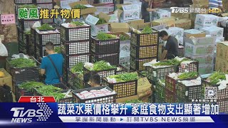 颱風未登陸 蔬果價格先飆漲! 風災恐導致通膨加劇? ｜十點不一樣20241001 @TVBSNEWS01