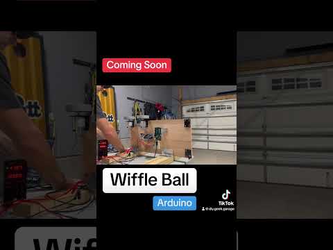 P.O.V. You’re trying not 2 lose fingers in your #arduino pitching machine #sports #tech #wiffleball
