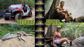 Jurassic World Rebirth Before and After Filming Locations Adventures