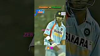 Gautam Gambhir vs Pakistan 🔥💀 #shorts #viral