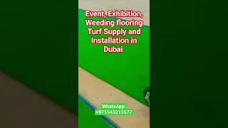 Event, Exhibition, Weeding flooring Turf Supply and Installation in Dubai #dubaievents