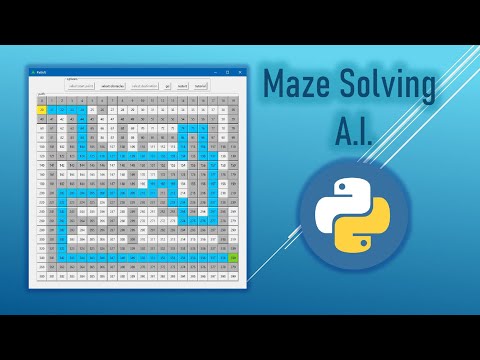 maze solver/path finder Algo using python