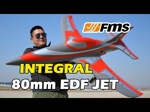 UFO or AIRPLANE? FMS New 80EDF Jet RC INTEGRAL Review! fms新品方程式电动涵道喷气式航模飞机测评
