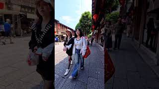 中国福州三坊七巷古街Ancient Street, Sanfang Seven Lane, Fuzhou, China