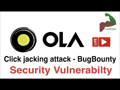 Ola clickjacking attack - bugbounty | page loaded in iframe