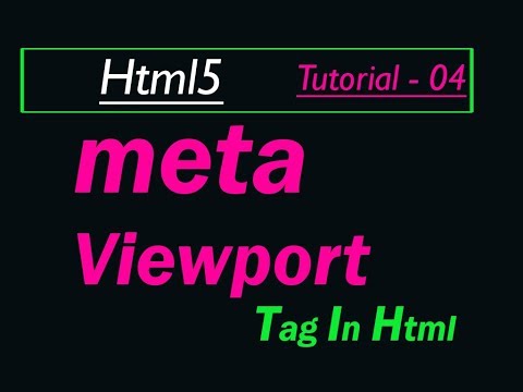 What Is Meta Viewport | What are the uses of Viewport | How to write viewport in meta tag