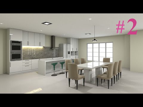 Interior design - using Sketchup & Vray 3.4 Part 2