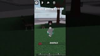 Getting a title in TSB :D #robloxthestrongestbattlegrounds