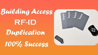 Keysy RFID Fob Key Duplication | Building Access | 100% Success