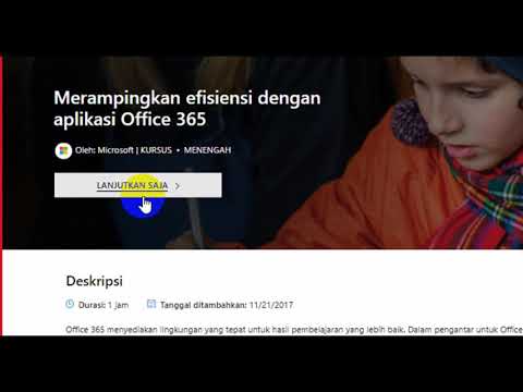 REKAMAN HARI KEEMPAT: MENGERJAKAN MENGIKUTI KURSUS DI MEC MICROSOFT EDUCATION COMMUNITY