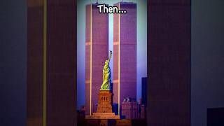 WTC now vs then 😢🫡 #wtc #twintowers #worldtradecenter #911
