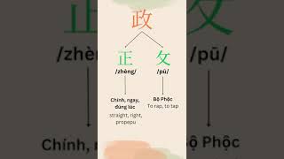 How to write 政(zhèng) in Chinese #learnchinese #studychinese #shorts #trneding #trendingshorts