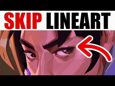 DON’T DRAW LINE ART, if you’re struggling with it 😭