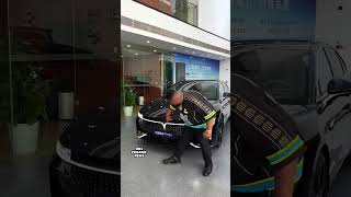 Cubana Chiefpriest shows off EV luxury car #obicubana #obicubananews