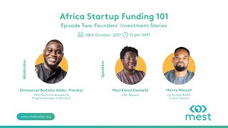 Africa Startup Funding 101 - Episode 2