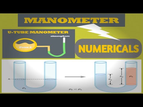 LEC 18 || Simple U Tube Manometer Problems || Pressure Measurement in  Fluid Mechancis .......