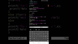 factorial in c | #apnicoding #apnacollage |sorts[ #programming