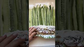 Cucumber Summer Rolls #veganrecipe #lowcarb #veganketo #healthyeats #fyp
