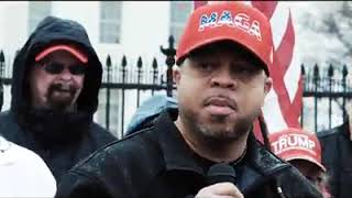 Black trump supporter "Vote Dem Out"