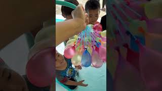 水風船遊び