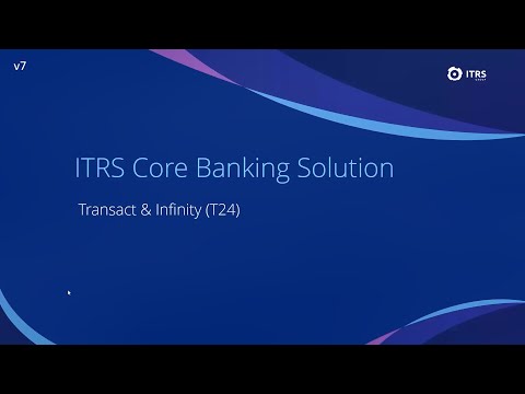 ITRS Core Banking Monitoring for Temenos T24: Transact & Infinity