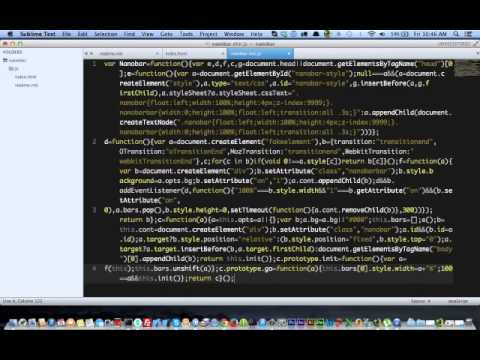 Interactive Progress Bar with Nanobar Js