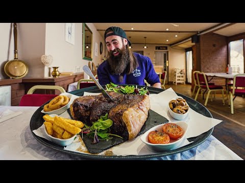 THE GIANT STEAK CHALLENGE MEANT FOR TWO | WHITE HART'S 100OZER | BeardMeatsFood