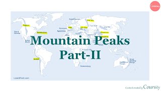 Geography: Mountain Peaks: Part II