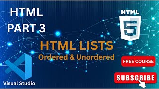 HTML List kaise Banayein || Ordered Aur Unordered List in Urdu/Hindi Part 3