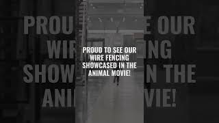 Our durable wire fencing has been featured in the Animal Movie.🤩✨