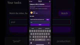 Products to SELL in Fallwinter tapswap code #explore #foryou #gameplay #tapswap #code #shorts