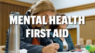 Become a Mental Health First Aider