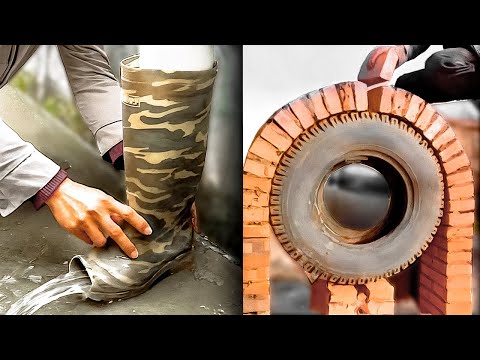 Few people know about this great invention! Free source from PVC pipes/ cement/ old tires