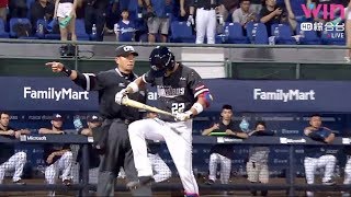 20180505 李宗賢點成飛球被接殺，想折棒子折不斷